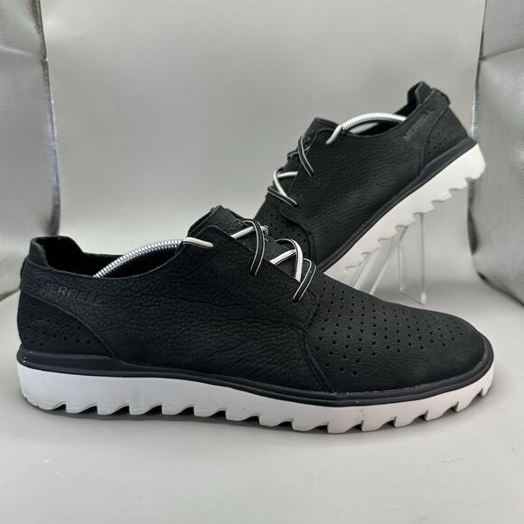 Merrell Downtown Lace Causal Sneaker Black J5000699 Sneaker Mens Size US 11.5 - Picture 1 of 9